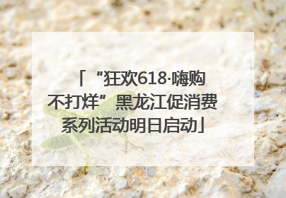“狂欢618·嗨购不打烊”黑龙江促消费系列活动明日启动