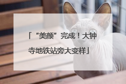 “美颜”完成！大钟寺地铁站旁大变样