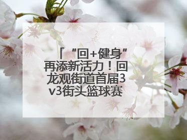 “回+健身”再添新活力！回龙观街道首届3v3街头篮球赛点燃夏日激情