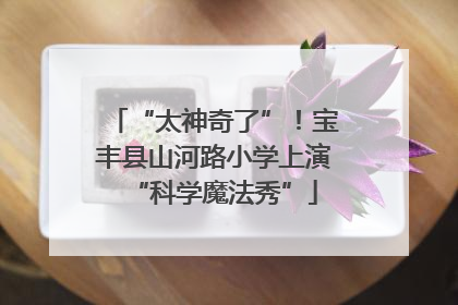 “太神奇了”！宝丰县山河路小学上演“科学魔法秀”
