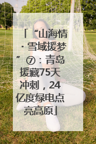 “山海情・雪域援梦”⑦：青岛援藏75天冲刺，24亿度绿电点亮高原