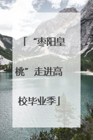 “枣阳皇桃”走进高校毕业季
