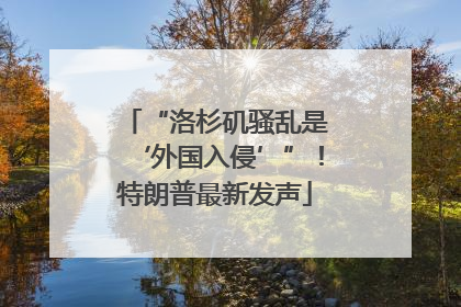 “洛杉矶骚乱是‘外国入侵’”！特朗普最新发声