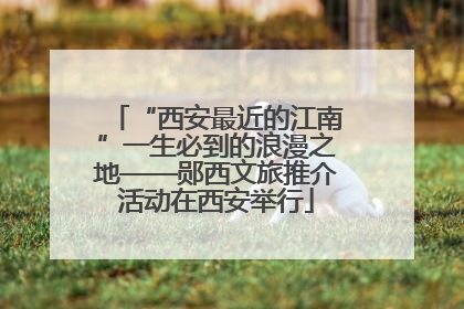 “西安最近的江南”一生必到的浪漫之地——郧西文旅推介活动在西安举行