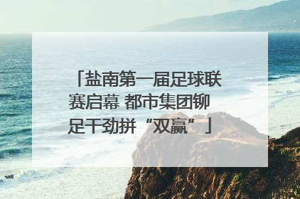 盐南第一届足球联赛启幕 都市集团铆足干劲拼“双赢”