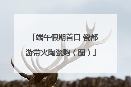 端午假期首日 瓷都游带火陶瓷购（图）