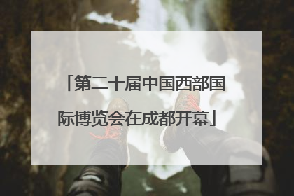 第二十届中国西部国际博览会在成都开幕