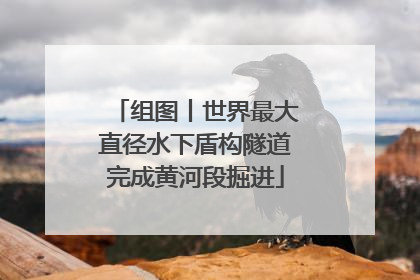 组图丨世界最大直径水下盾构隧道完成黄河段掘进