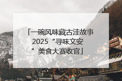 一碗风味藏古洼故事 2025“寻味文安”美食大赛收官