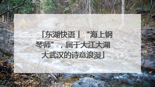 东湖快语丨“海上钢琴师”，属于大江大湖大武汉的诗意浪漫