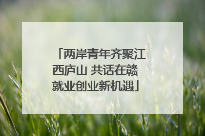 两岸青年齐聚江西庐山 共话在赣就业创业新机遇