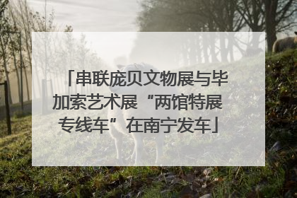 串联庞贝文物展与毕加索艺术展“两馆特展专线车”在南宁发车