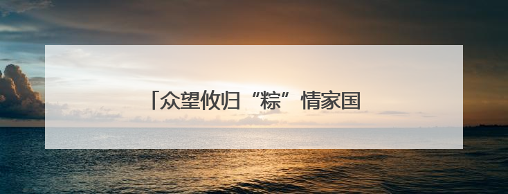 众望攸归“粽”情家国 攸县多彩民俗庆端午