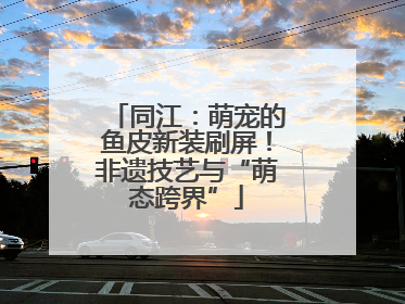 同江：萌宠的鱼皮新装刷屏！非遗技艺与“萌态跨界”