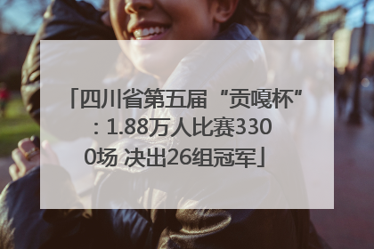 四川省第五届“贡嘎杯”：1.88万人比赛3300场 决出26组冠军