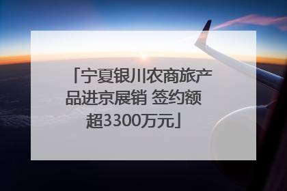 宁夏银川农商旅产品进京展销 签约额超3300万元
