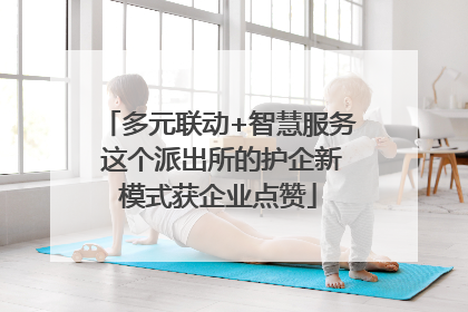 多元联动+智慧服务 这个派出所的护企新模式获企业点赞