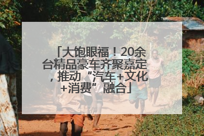 大饱眼福！20余台精品豪车齐聚嘉定，推动“汽车+文化+消费”融合