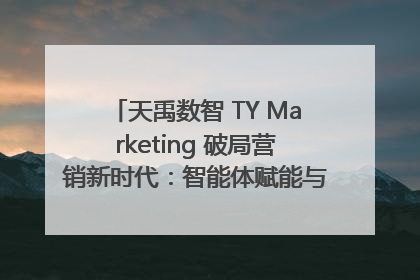 天禹数智 TY Marketing 破局营销新时代：智能体赋能与人才培育双轮驱动