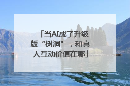 当AI成了升级版“树洞”，和真人互动价值在哪