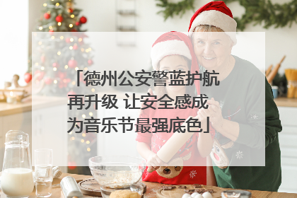 德州公安警蓝护航再升级 让安全感成为音乐节最强底色