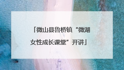 微山县鲁桥镇“微湖女性成长课堂”开讲