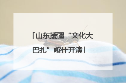 山东援疆“文化大巴扎”喀什开演