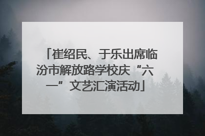 崔绍民、于乐出席临汾市解放路学校庆“六一”文艺汇演活动