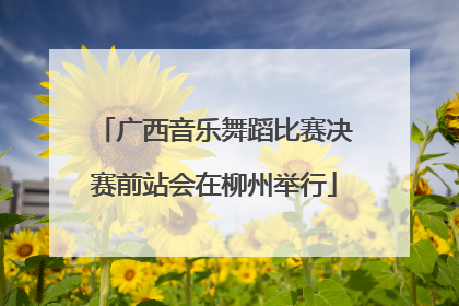 广西音乐舞蹈比赛决赛前站会在柳州举行
