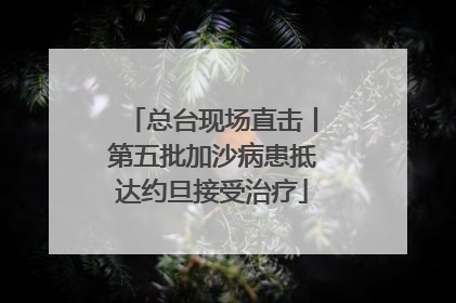 总台现场直击丨第五批加沙病患抵达约旦接受治疗