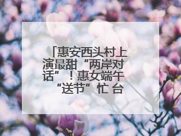 惠安西头村上演最甜“两岸对话”！惠女端午“送节”忙 台湾乡亲包粽乐