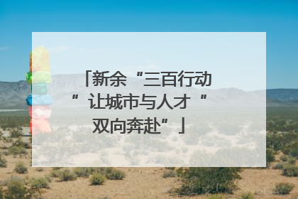 新余“三百行动”让城市与人才“双向奔赴”