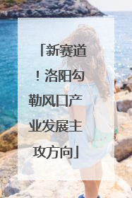 新赛道！洛阳勾勒风口产业发展主攻方向