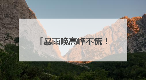 暴雨晚高峰不慌！武汉地铁开启 “暴走护犊子” 模式