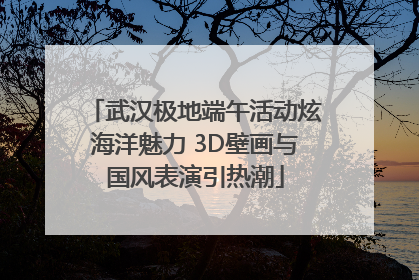 武汉极地端午活动炫海洋魅力 3D壁画与国风表演引热潮