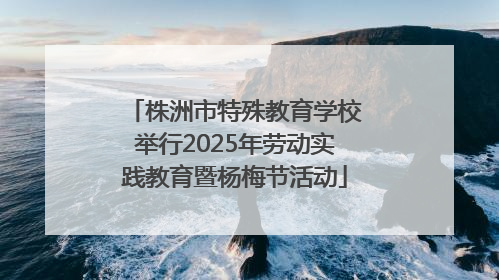 株洲市特殊教育学校举行2025年劳动实践教育暨杨梅节活动