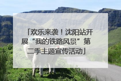 欢乐来袭！沈阳站开展“我的铁路风景”第二季主题宣传活动