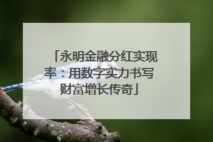 永明金融分红实现率：用数字实力书写财富增长传奇