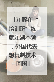 江豚在“培训班”练就江湖本领，外国代表想复制技术回国