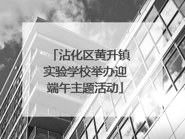沾化区黄升镇实验学校举办迎端午主题活动