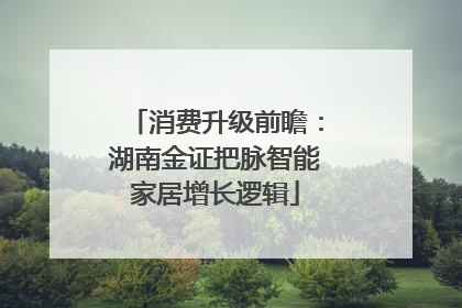 消费升级前瞻：湖南金证把脉智能家居增长逻辑