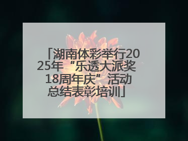 湖南体彩举行2025年“乐透大派奖 18周年庆”活动总结表彰培训