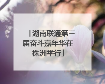 湖南联通第三届奋斗嘉年华在株洲举行