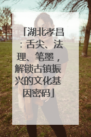 湖北孝昌：舌尖、法理、笔墨，解锁古镇振兴的文化基因密码