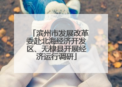 滨州市发展改革委赴北海经济开发区、无棣县开展经济运行调研