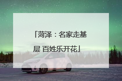 菏泽：名家走基层 百姓乐开花