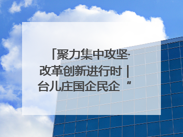 聚力集中攻坚·改革创新进行时｜台儿庄国企民企“联姻”记