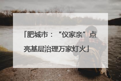 肥城市：“仪家亲”点亮基层治理万家灯火