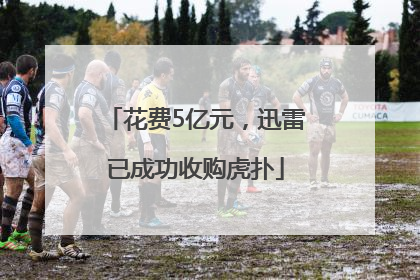 花费5亿元，迅雷已成功收购虎扑