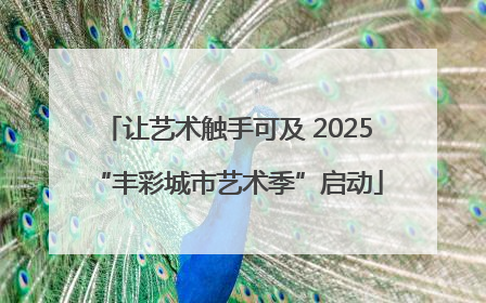 让艺术触手可及 2025“丰彩城市艺术季”启动